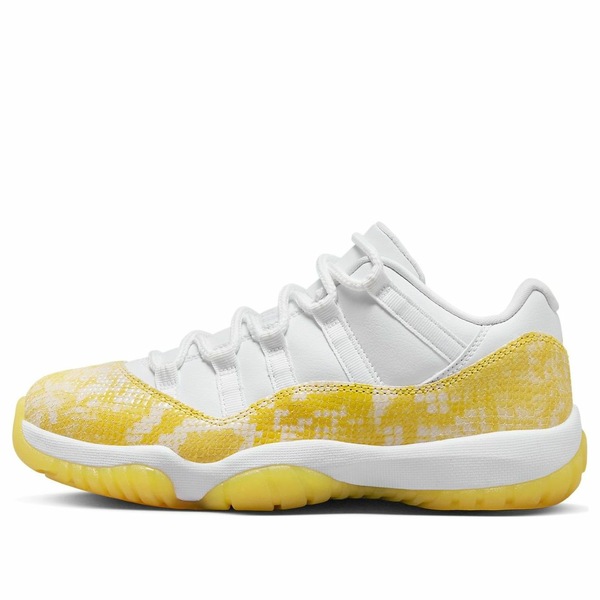 Jordan ジョーダン レディース スニーカー 【(WMNS) Air Jordan 11 Retro Low 'Yellow Snakeskin' AH7860-107】 サイズ US_5.5(22.5cm)｜asty