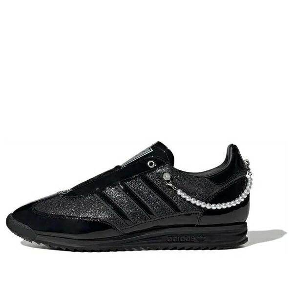 adidas アディダス レディース スニーカー 【(WMNS) adidas SL 72 OG \'Patent Pearls Black Silver Metallic\' JQ2615】 サイズ US_7.5(24.5cm)|asty