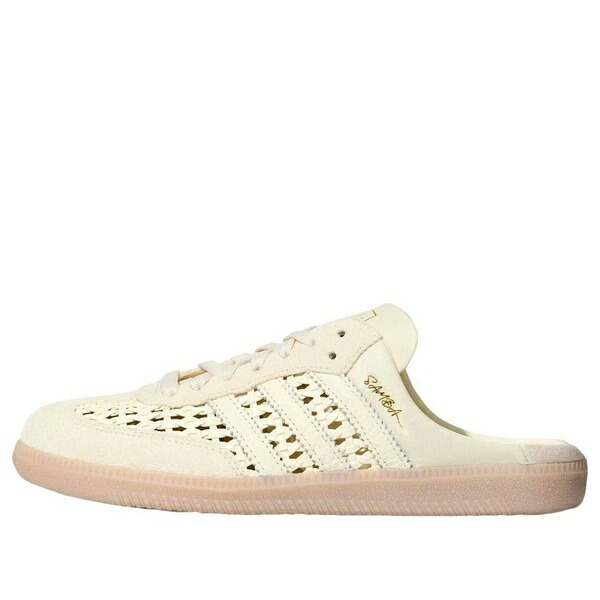 adidas アディダス レディース スニーカー 【(WMNS) adidas Samba Mule Woven 'Crew White' KH7719】 サイズ US_7.5(24.5cm)|asty