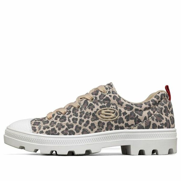 Skechers スケッチャーズ レディース スニーカー 【(WMNS) Skechers Roadies Low-Top Canvas Shoe Leopard/Grey 155115-LPD】 サイズ US_7.5(24.5cm)|asty
