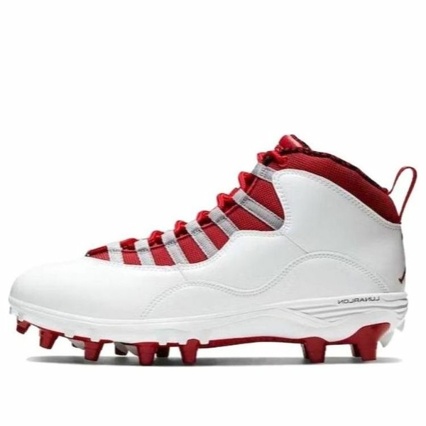 Jordan ジョーダン メンズ スニーカー  【Air Jordan 10 TD Mid \u0027White Gym Red\u0027 CQ2073-106】  大きさ US_12(30.0糎)