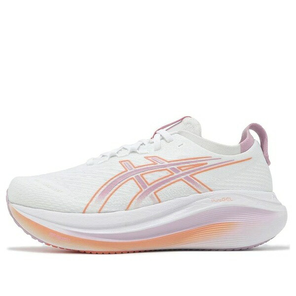 ASICS アシックス レディース スニーカー  【(WMNS) ASICS Gel-Nimbus 27 Wide \u0027White Light Ube\u0027 1012B752-101】  大きさ US_8.5(25.5糎)