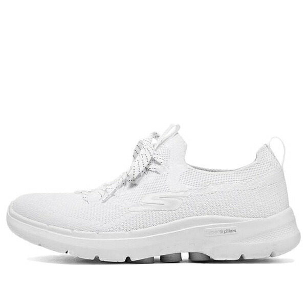 Skechers スケッチャーズ レディース スニーカー 【(WMNS) Skechers Go Walk Radiant Summer 'White Silver' 124620-WSL】 サイズ US_9(26.0cm)｜asty