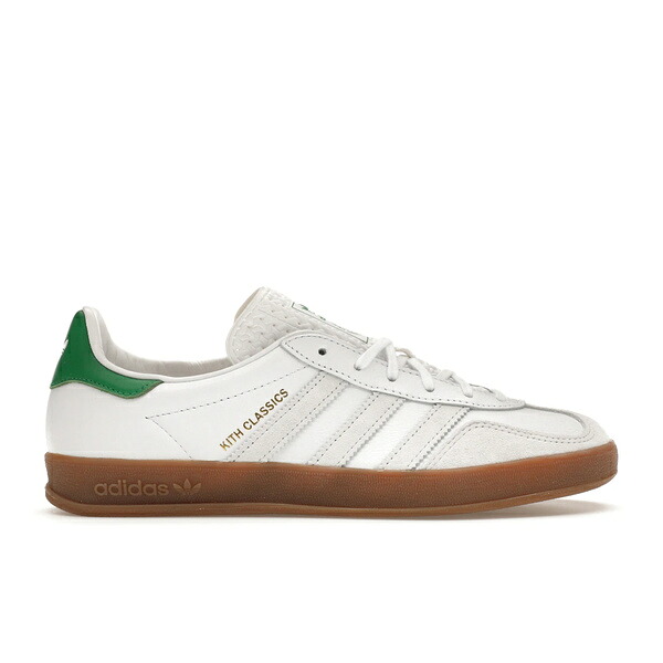 adidas アディダス メンズ スニーカー 【adidas Gazelle Indoor Kith Classics White Green】 サイズ US_9(27.0cm) White/Green｜asty