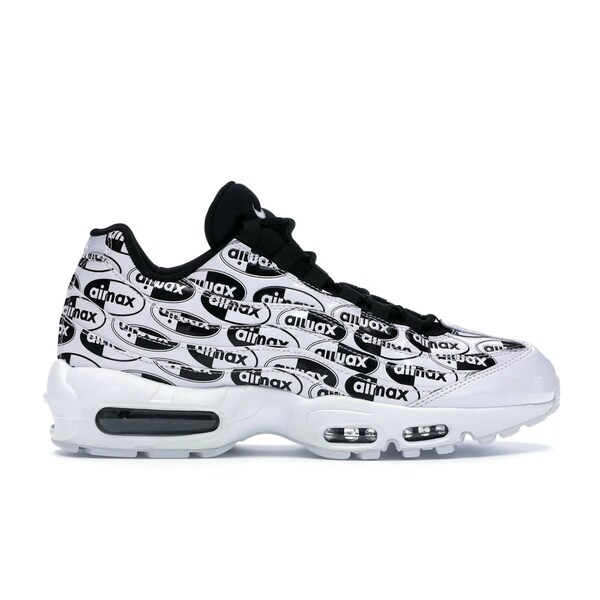 Nike ナイキ メンズ スニーカー  【Nike Air Max 95 All Over Print White Black】  大きさ US_8(26.0糎) White/White-Black