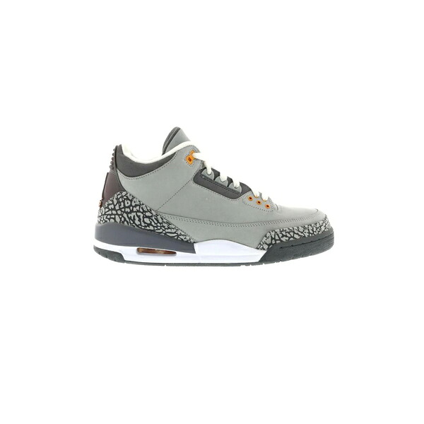Jordan ジョーダン メンズ スニーカー 【Jordan 3 Retro Cool Grey (2007)】 サイズ US_7.5(25.5cm) Silver/Sport Red-Light Graphite-Orange Peel|asty