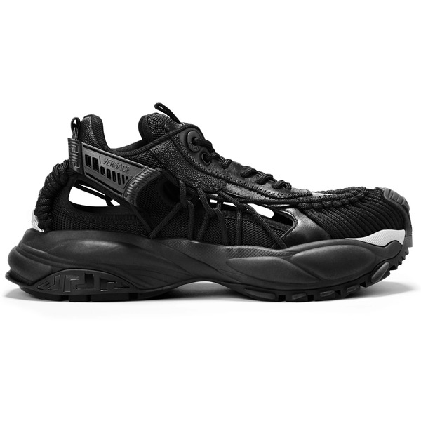 Versace ヴェルサーチ メンズ スニーカー 【Versace Mercury Black】 サイズ US_M_44 Black｜asty
