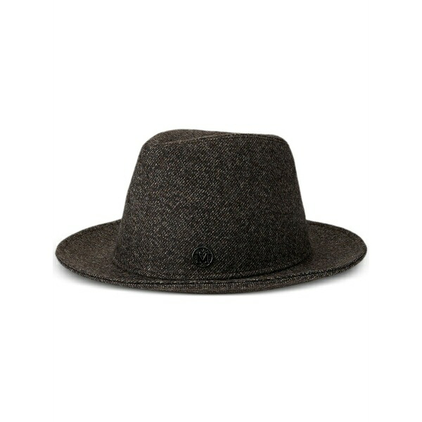メゾンミッシェル  メンズ 鳥打ち帽 付属物 Ygor wool-blend fedora Brown