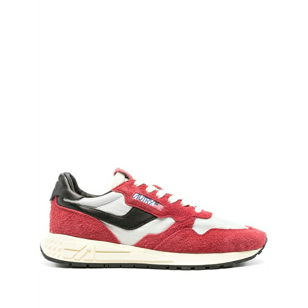 オートリー メンズ スニーカー シューズ Reelwind panelled sneakers Red|asty