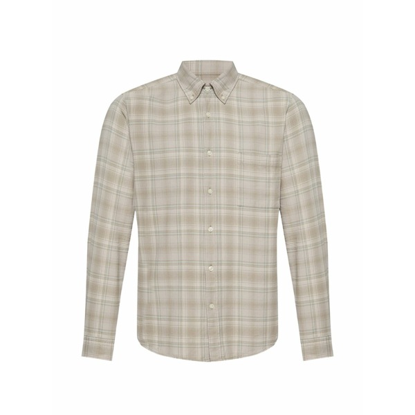 ボス メンズ シャツ トップス Checked pocket shirt Neutrals｜asty