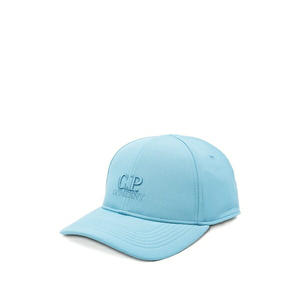 シーピーカンパニー メンズ 帽子 アクセサリー Logo-embroidered cap Blue