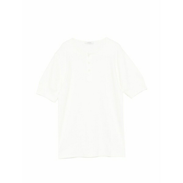ルメール メンズ Tシャツ トップス Henley ribbed top White｜asty 49,080円
