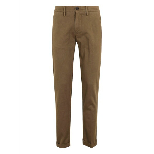 レアッシュ メンズ カジュアルパンツ ボトムス Logo-patch chinos Brown｜asty