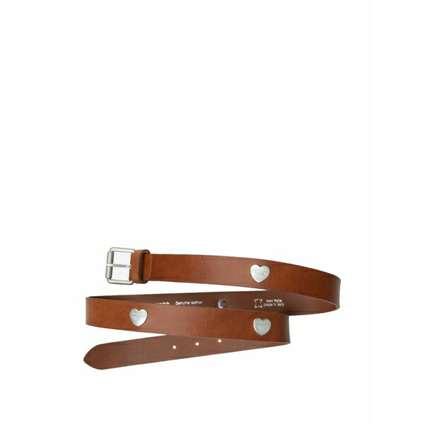 カーハート レディース ベルト アクセサリー Heart leather belt Brown｜asty