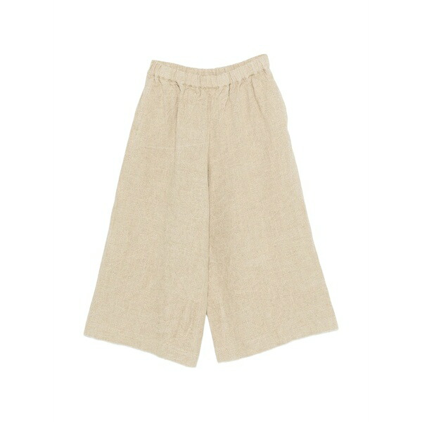 コムデギャルソン レディース カジュアルパンツ ボトムス Elasticated-waist cropped trousers Neutrals｜asty