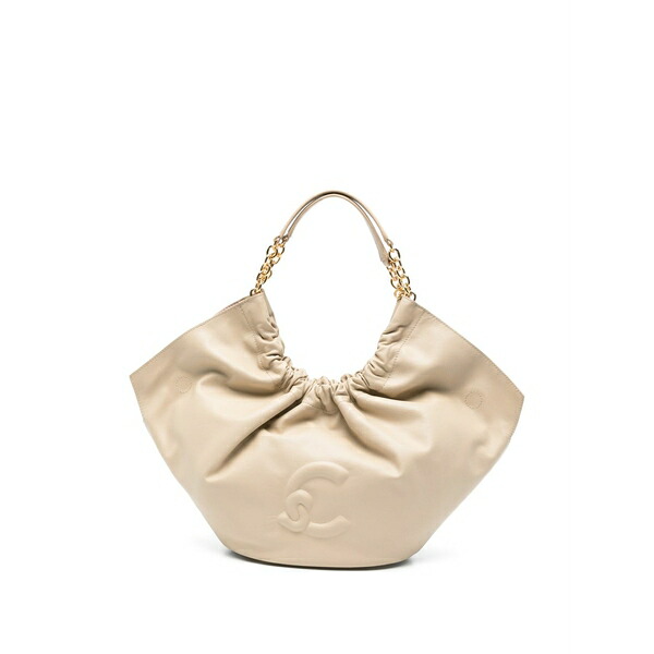 コチネレ レディース トートバッグ バッグ Gathered-detail tote bag Neutrals｜asty