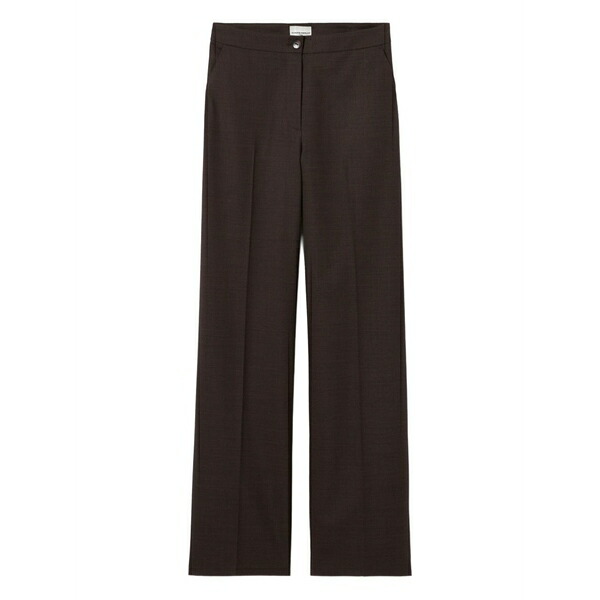 クローディピエルロ レディース カジュアルパンツ ボトムス Wide-leg trousers Brown｜asty