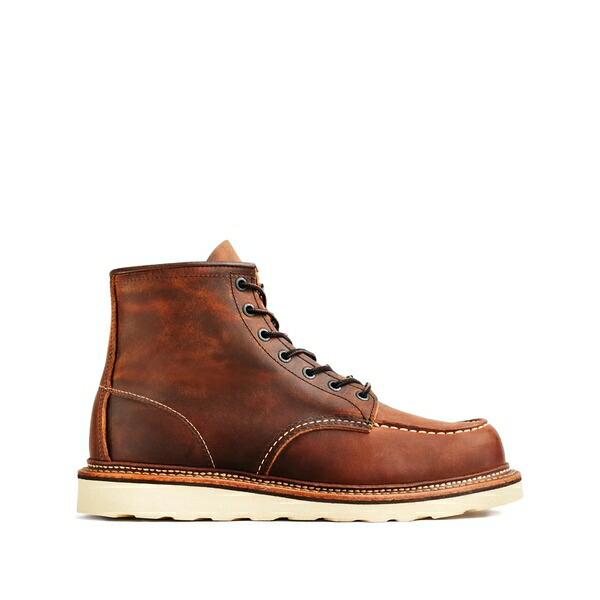 レッドウィング メンズ ブーツ シューズ Classic moc芒 lace-up boots Brown