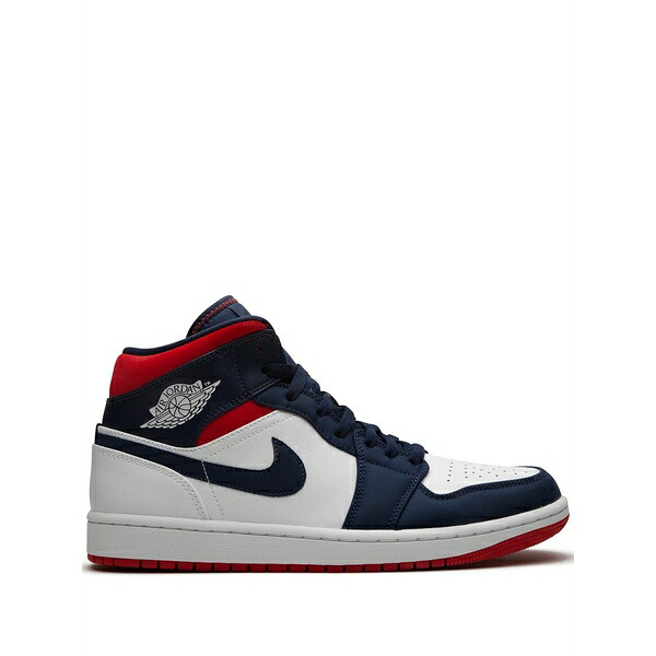 ジョーダン メンズ スニーカー シューズ Air jordan 1 mid se \"olympic - usa\"" sneakers Blue"