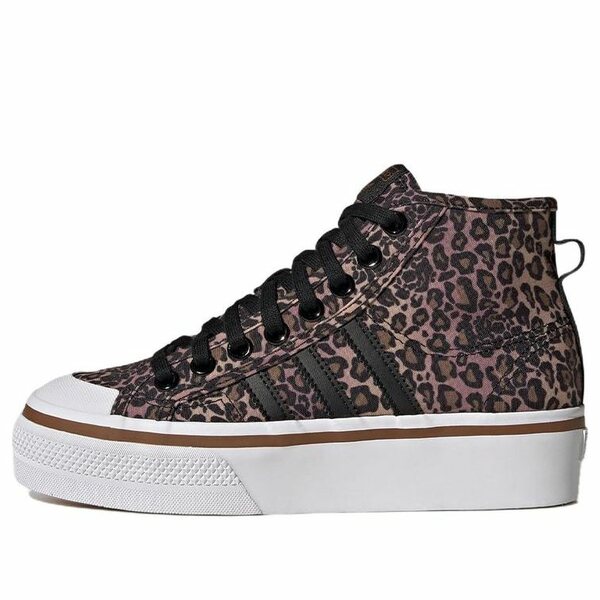adidas アディダス レディース スニーカー  【(WMNS) adidas Nizza Platform Mid \u0027Leopard\u0027 GY9531】  大きさ US_7.5(24.5珊)