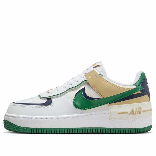 Nike ナイキ レディース スニーカー  【(WMNS) Nike Air Force 1 Shadow \u0027White Malachite Sesame\u0027 DZ1847-102】  大きさ US_W_11.5