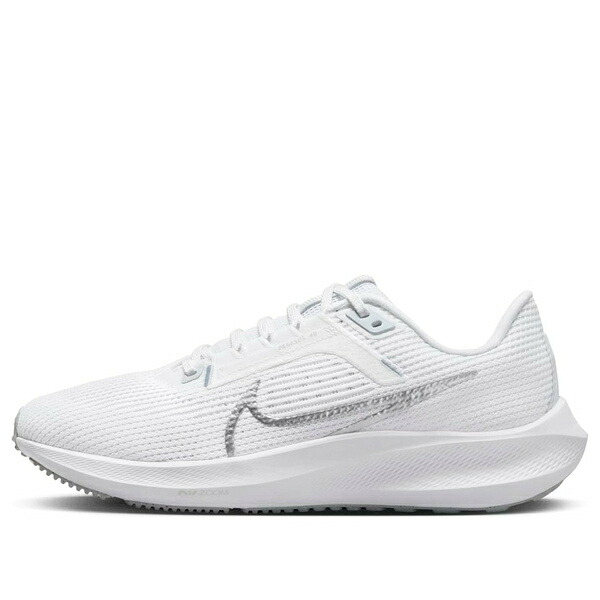 Nike ナイキ レディース スニーカー  【(WMNS) Nike Air Zoom Pegasus 40 \u0027White Metallic Silver\u0027 DV3854-101】  大きさ US_W_10.5
