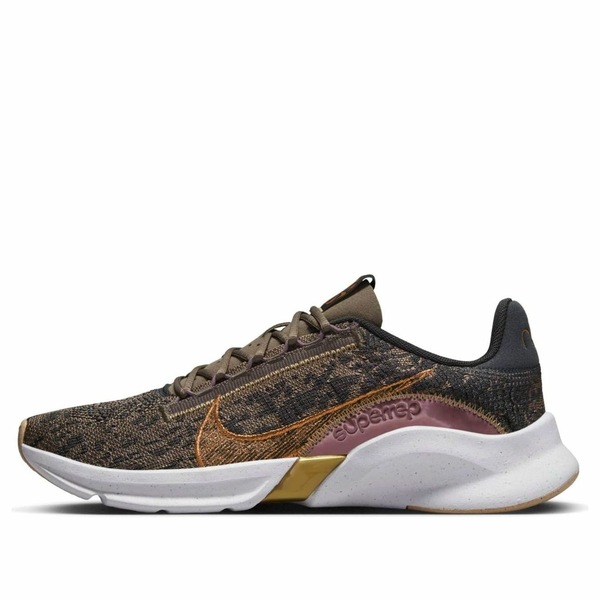 Nike ナイキ レディース スニーカー  【(WMNS) Nike SuperRep Go 3 Next Nature Flyknit Premium \u0027Olive Grey Metallic Copper\u0027 DQ4679-001】  大きさ US_9.5(26.5珊)