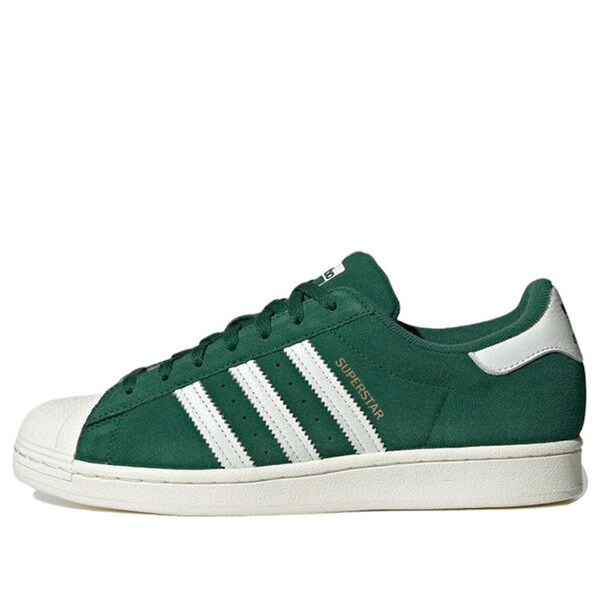 adidas アディダス メンズ スニーカー  【adidas Originals Superstar Shoes \u0027Dark Green White Gold Metallic\u0027 IE4605】  大きさ US_M_14