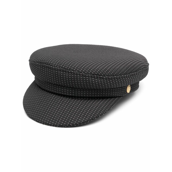 マノーキ レディース 帽子 アクセサリー Micro dot cap Black｜asty