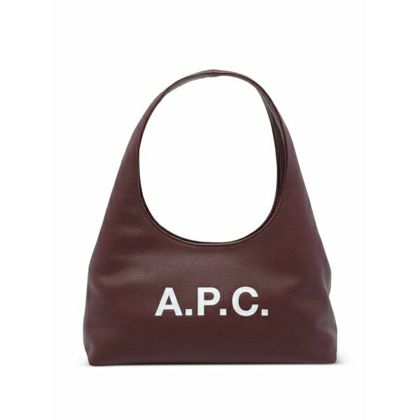 アーペーセー レディース ショルダーバッグ バッグ Baby ninon frontal-logo shoulder bag Red|asty