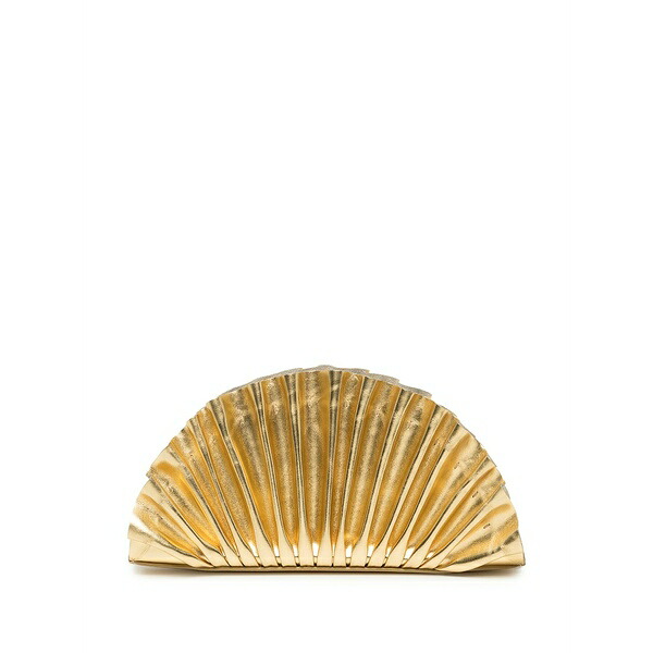 ブームガイア レディース クラッチペダル御徒面子 御徒面子 Nala shell-detail mini clutch Gold