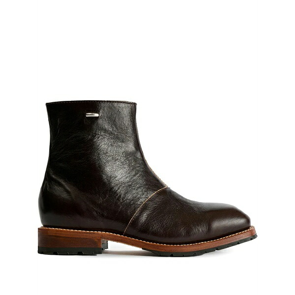 アワーレガシー メンズ ブーツ シューズ Engine zip boots Brown