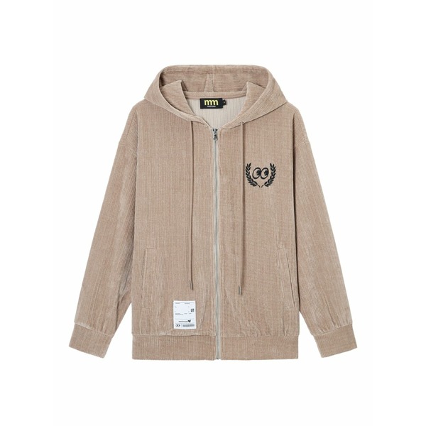 ミニ皮膚軟化剤 レディース パーカー・スウェットシャツ アウター Zip-up hoodie Neutrals