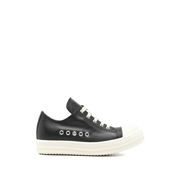 リックオウエンス レディース スニーカー シューズ Leather sneakers Black