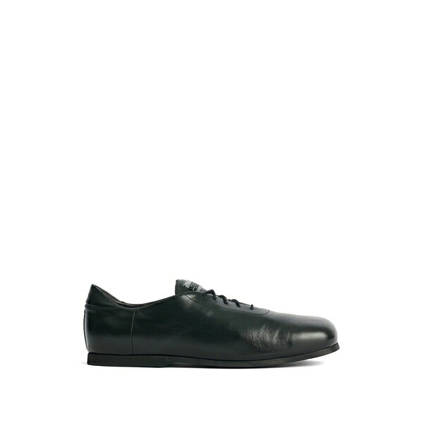 アワーレガシー メンズ スリッポン・ローファー シューズ Sneak in lace-up leather brogues Black|asty