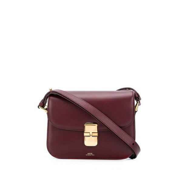 アーペーセー レディース ショルダーバッグ 御徒面子 Small grace shoulder bag Red