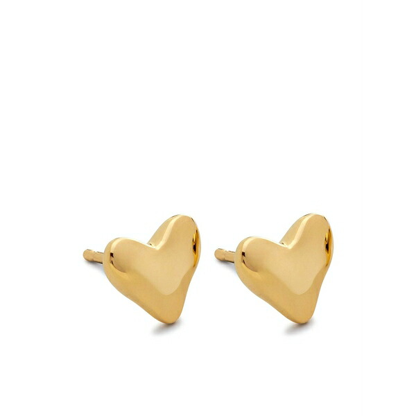 モニカヴィナダー レディース ピアス&イヤリング アクセサリー Heart stud earrings Gold|asty