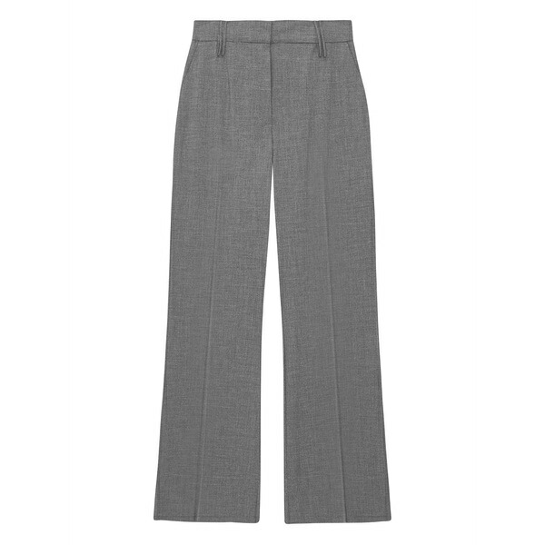 ガニー レディース 心地好いズボン下 ボトムス High-waisted flared trousers Grey