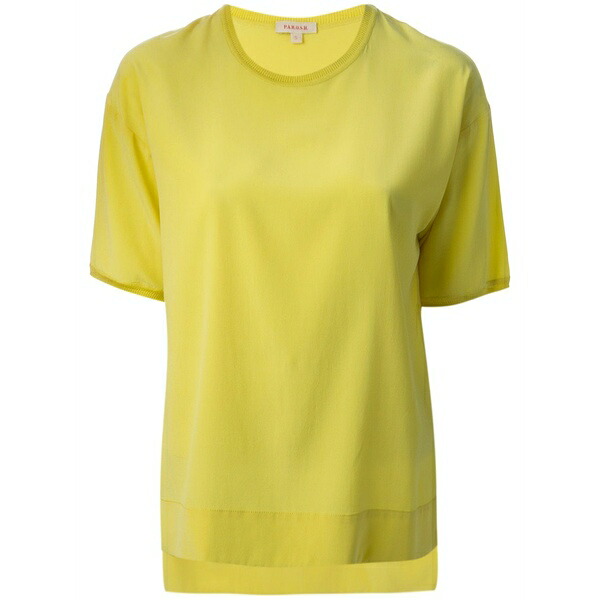パロッシュ レディース Tシャツ トップス 'syrene' t-shirt Yellow|asty