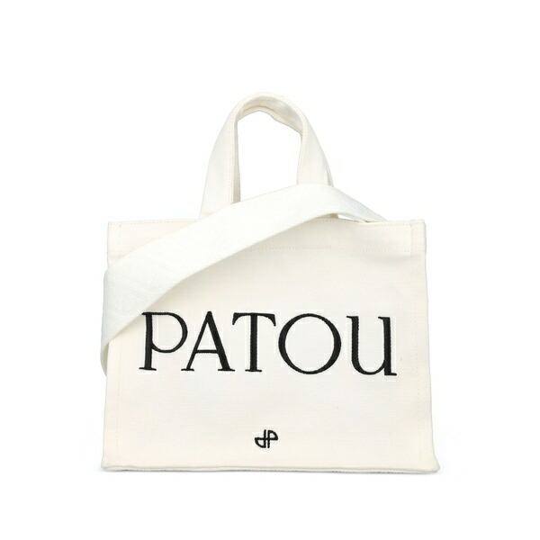 ジャンパトゥ レディース トートバッグ バッグ Small patou canvas tote bag Neutrals｜asty