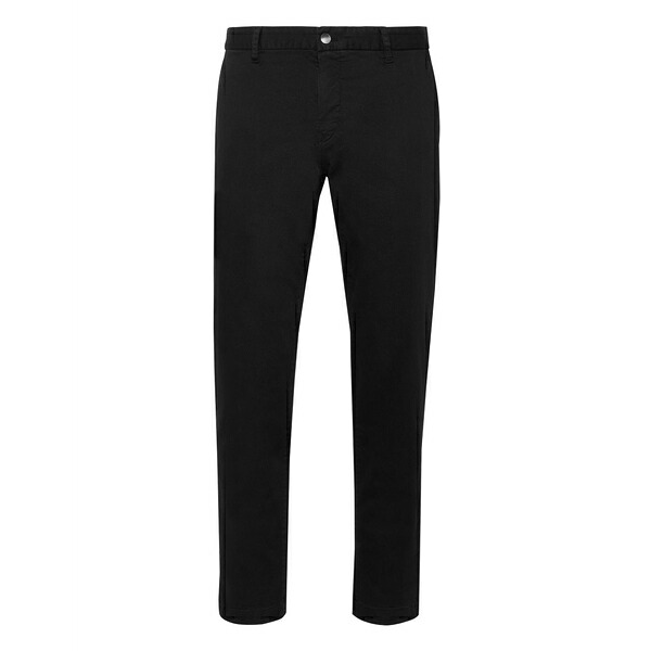フィリッププレイン メンズ カジュアルパンツ ボトムス Hexagon logo slim-fi chinos Black｜asty