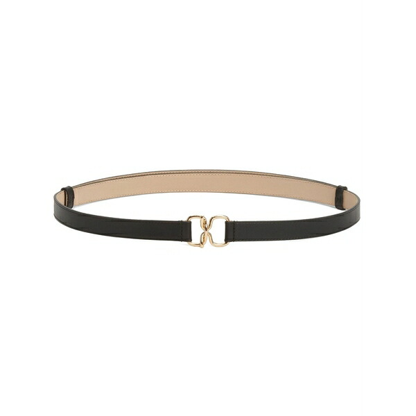 ファビアナ フィリッピ レディース 三尺帯 付属物 Leather crossover belt Black