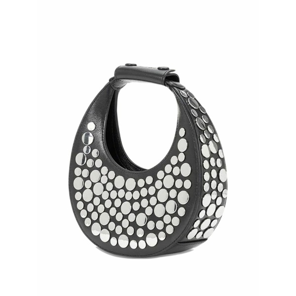 ステゥド レディース ショルダーバッグ バッグ Goodnight moon studded shoulder bag Black