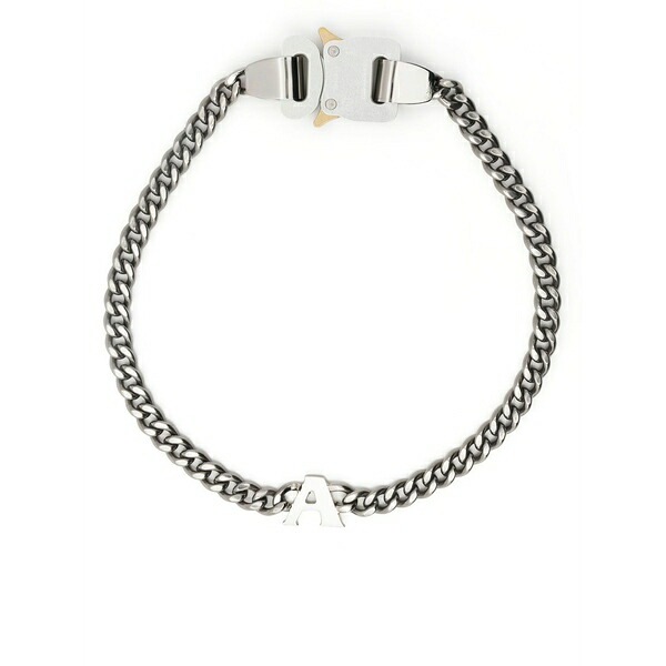 1017 蟻クス 9 エスエム メンズ 首飾り・チョー鉄道車両 付属物 Buckle chainlink necklace Silver