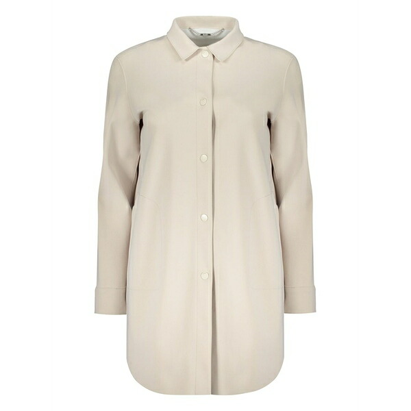 ムーレー レディース コート アウター Vanda buttoned coat Neutrals｜asty