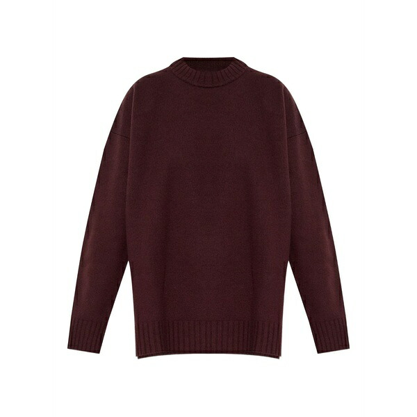 ジル・サンダー レディース 編み物\u0026スウェーター アウター Crew-neck sweater Red