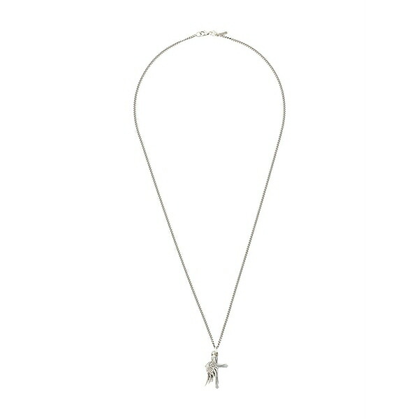 エマニュエレ ビコッキ メンズ 首飾り・チョー鉄道車両 付属品 Wing and cross pendant necklace Silver