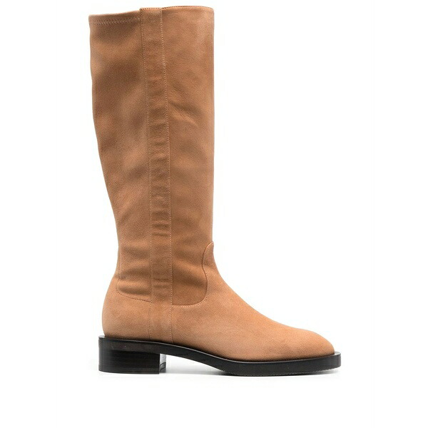スチュアート ワイツマン レディース ブーツ シューズ 35粍 suede knee-length boots  Brown
