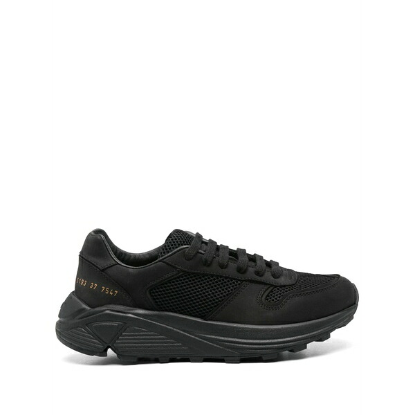 コモン・プロジェクツ レディース スニーカー シューズ Panelled sneakers Black|asty