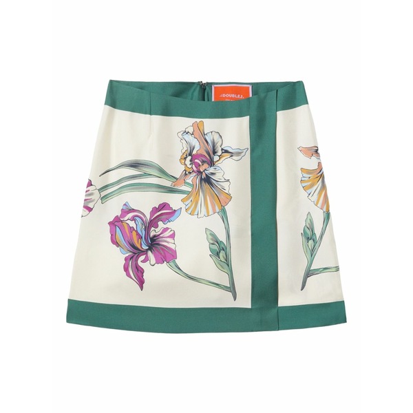 ラ・ダブル・ジェイ レディース スカート ボトムス Foulard mini skirt Neutrals|asty